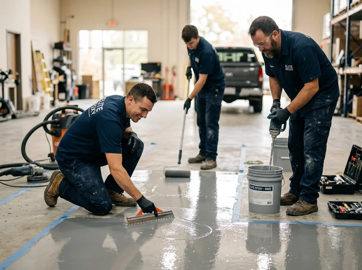 Onyx Epoxy Flooring team
